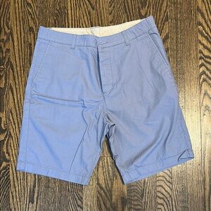 H&M Blue Flat Front Shorts Versatile Summer Essential